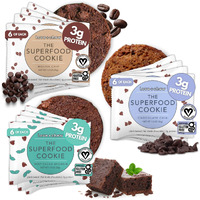 Love + Chew Soft Baked Protein Cookies, Gluten Free | (18) Count Chocolate Lover Minis Variety Pack | Vegan, Paleo, Non Gmo And Packed With Superfoods. - Individually Wrapped, And Made From High Protein Almonds