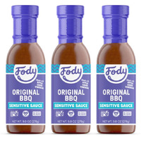 Fody Foods Vegan Bbq Sauce | Low Fodmap Certified | Gut Friendly, No Onion | Ibs Friendly Kitchen Staple | Gluten Free, Lactose Free, Non Gmo | 12 Ounce Pack Of 3