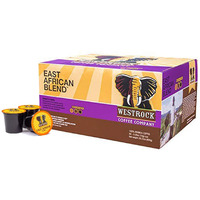 Westrock Coffee Company, East African Blend, Single Serve Coffee Cup, Medium-Dark Roast (80)