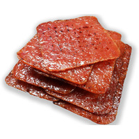 Singapore Street Food, Fire-Grilled Tender Pork Jerky (Original Flavor - Square Shaped 12Oz) *Grilled Fresh To Your Order *Shipped The Same Day - L.A. Times ""Handmade Gift"" Winner