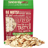 Sincerely Nuts - Raw Natural Sliced Almonds | 5 Lb. Bag | Delicious Guilt Free Snack | Low Calorie, Vegan, Gluten Free | Gourmet Kosher Food | Source Of Fiber, Protein