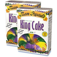 Mam Papaul's Mardi Gras King Cake Mix Kit 28.5 Oz - 2 Pack