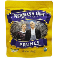 Newman's Own Organics Organics California Prunes Pouches, 6 Oz, 2 Pk