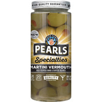 Pearls Specialties, Martini With Vermouth, Pimiento Stuffed, Queen Olives, 6.7 Oz, 6-Jars