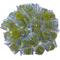 Sunkist Individually Wrapped Fruit Gems Soft Candy Lime Flavor Only -1Lbs, (16 Oz)