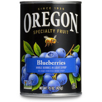 Oregon Fruit Blueberries In Light Syrup, 15 Ounce (Pack Of 8)