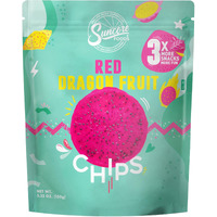 Suncore Foods Red Dragon Fruit Chips & Snacks, 5.32Oz (1 Pack), Gluten Free, Non-Gmo