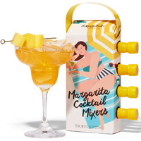 Thoughtfully Cocktails, Margarita Mixer Gift Set, 2.3 Ounces Each, Flavors Include Blood Orange, Strawberry, Mango, Watermelon, And Lime, Includes Rimming Salt, Pack Of 5 (Contains No Alcohol)