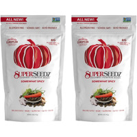 Super Seedz Seed Pumpkin Somewhat Spicy 5 Ounce - Pack Of 2