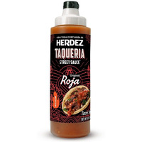 Herdez Taqueria Street Sauce Roja 9 Ounce (Pack Of 8)