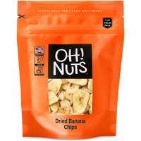 Dried Banana Chips | 3 Lb - Dried Fruit Slices | Light Sugar Added | Dehydrated Fruit Bites | Packed In New York Zip-Seal Bag For Exceptional Freshness By Oh Nuts