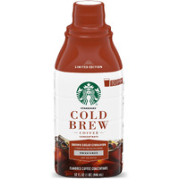 Starbucks Cold Brew Coffee Concentrate, Limited Edition Sweetened Brown Sugar Cinnamon, 100% Arabica, Multi-Serve Bottle (32 Fl Oz)