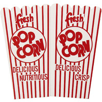 44E Open Top Popcorn Boxes ( Pack Of 25Ct)