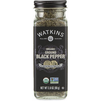 Watkins Gourmet Organic Spice Jar, Ground Black Pepper, 2.8 Ounce (Pack Of 3)