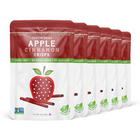 Nature's Turn Freeze-Dried Fruit Snacks, Apple Cinnamon Crisps, Pack Of 6 (1.2 Oz Each)