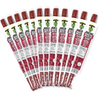 Smokey Sweet, Sogo Snacks, 100% Grass Fed Beef Sticks. Non-Gmo, No Nitrates. Gluten Free Beef Jerky. Soy Free And Dairy Free Snacks. No Nuts Or Msg. Paleo & Keto Snack (Smokey Sweet, 12 Cnt)