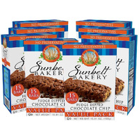 Sunbelt Bakery Fudge Dipped Chocolate Chip Chewy Granola Bars, 120-1.1 Oz Bars (8 Boxes)