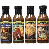 Calorie Free Barbecue Sauce - 4 Flavors 12 Fl Oz Bottles