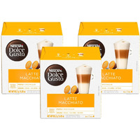 Dolce Gusto Nescafe Coffee Pods, Latte Macchiato, 16 Count (Pack Of 3)