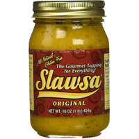 Slawsa All-Natural Gluten-Free The Gourmet Topping For Everything Certified Kosher Original Flavor 16 Oz 1 Pack