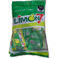 Limon 7 Salt & Lemon Powder 100Pc Bag 7Oz By Mexican Candy