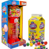 Fruidles Spiral Fun Gumball Bank Machine, Includes 270 Dubble Bubble Gumballs Refills