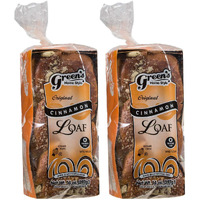 Green's Bakery Cinnamon Loaf Babka, 2 Pack 14 Oz. Fresh And Delicious, Ok Certified Kosher And Pareve Babka Bread, Dairy Free And Nut Free