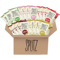 Splitz Split Pea Crisps Variety Pack (1.5Oz) 15Ct Plant-Based, Organic, Non-Gmo, Vegan, Gluten-Free, Superfoods, Healthy Snack For Kids And Adults, High Protein, High Fiber, Low Calorie
