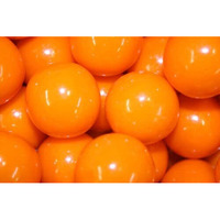 Bayside Candy 1"" Large Gumballs - Colored Gumball Collection - Gumball Machine - Orange Gumballs 1"" Large (1Lb)