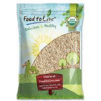 Food To Live Organic Rolled Oats, 10 Pounds - Old-Fashioned, 100% Whole Grain, Non-Gmo, Raw, Kosher, Bulk Oats. Perfect For Morning Oatmeal And Overnight Oats