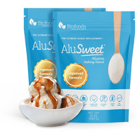 Alusweet Allulose Sweetener Zero Calorie - 24 Oz - 1:1 Sugar Substitute, Keto-Friendly, Gluten-Free, Non-Glycemic, Plant-Based Sugar Substitute For Baking, Coffee, Cooking And Drinks