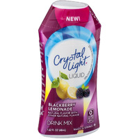 Crystal Light Liquid Drink Mix Blackberry Lemonade Flavor 1.62 Oz (Pack Of 12)