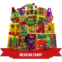 Mix Dulces Mexicanos Surtidos Candy, Such As Sweet, Sour And Chili With Tangy Taste Of Our Variety Pack - Authentic Assortment Mexican Candy (50 Count), By Lookon.
