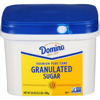 Domino Granulated Pure Cane Sugar, 3.5 Lb Easy Baking Tub