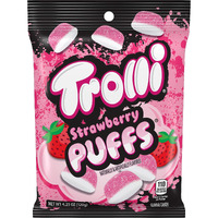 Trolli, Strawberry Puffs, Gummi Candy, 4.25 Ounce