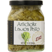 World Market Elki's Gourmet Artichoke Lemon Pesto Sauce - Creamy Spreads For Pasta, Baked Chicken, Fish And Crackers - Made From Fresh And Natural Ingredients - Mediterranean Inspired - 10 Ounce