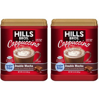 Hills Bros. Flavor Coffee (Sugar-Free Double Mocha, 12 Ounce (Pack Of 2)
