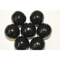 Bayside Candy 1"" Large Gumballs - Colored Gumball Collection - Gumball Machine - Black Gumballs 1"" Large (1Lb)