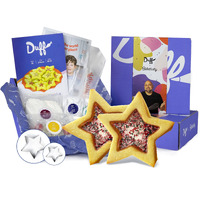 Baketivity Snow Globe Cookies Baking Kit - Duff Goldman Cooking Recipe - Diy Family Fun Cookie Making Kit - Pre Measured Ingredients Cookie Baking Kit For Kids - Tiny Gift For Kids, Teens, And Adults