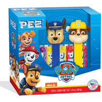 Paw Patrol Pez Gift Set (2 Pez Candy Dispensers + 6 Pack Refills).