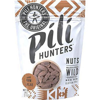 Pili Hunters - Wild Sprouted Pili Nuts, Raw Cacao (4 Oz Bag) Vegan Snack For Low Carb Energy, Gluten Free, Superfood, As Seen On Shark Tank