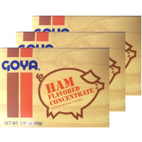 Goya Ham Flavored Concentrated Seasoning 1.41Oz | Sabor A Jamon (Pack Of 03)