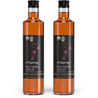 Solspring Biodynamic Red Wine Vinegar, 16.9 Fl. Oz. (500 Ml), Unpasteurized, Crafted In Greece, Certified Usda Organic, Regenerative, Vegan, Gluten Free, Soy Free, Dr. Mercola