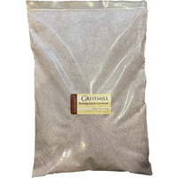 Homestead Gristmill Stone Ground Blue Cornmeal - Non-Gmo, Chemical-Free Finely Ground Corn Meal- Long Shelf Life - Made In The Usa - 10 Pounds