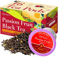 Gya Tea Co Passion Fruit Tea Pods For Keurig (16Ct) - A Hydrating Burst Of Summery Flavors For Ice Tea Lovers & Keep You Refreshed - Caffeinated Black Tea K Cups For Keurig 2.0 Tea Gifts For Women