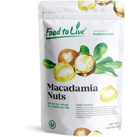 Food To Live Macadamia Nut Halves & Pieces, 1 Pound - Raw, Shelled, Unsalted, Kosher, Vegan, Bulk. Keto Snack. Good Source Of Healthy Fats. Great For Baking, And As Topping For Salads, Yogurt.