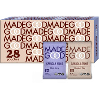 Madegood Granola Minis Chocolate Chip & Mixed Berry Variety Pack (28 Count) Gluten Free And Organic Snacks