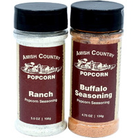 Amish Country Popcorn | Buffalo And Ranch Seasoning Bundle | Old Fashioned, Non-Gmo And Gluten Free
