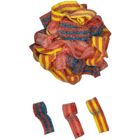 Smarty Stop Sour All Flavor Gummy Belts Candy 1 Pound (Mixed Berries And Banana)