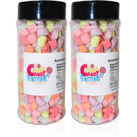 Sarahs Candy Factory Variety Dehydrated Marshmallow Bits, Vanilla Marshmallows In Jar, Assorted Marshmallows In Jar Assorted-Assorted